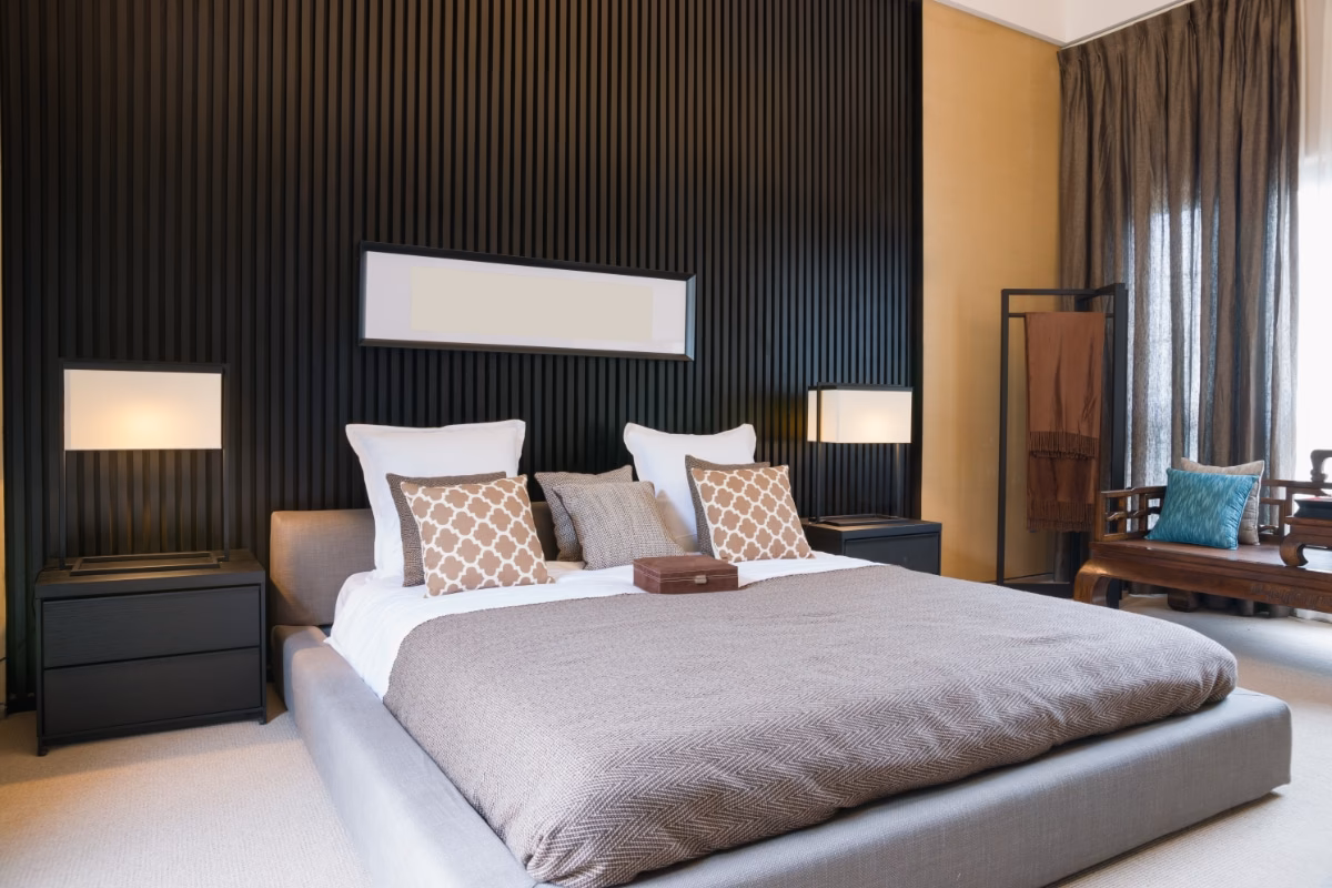 Is bruin een goede verfkleur voor een slaapkamer?