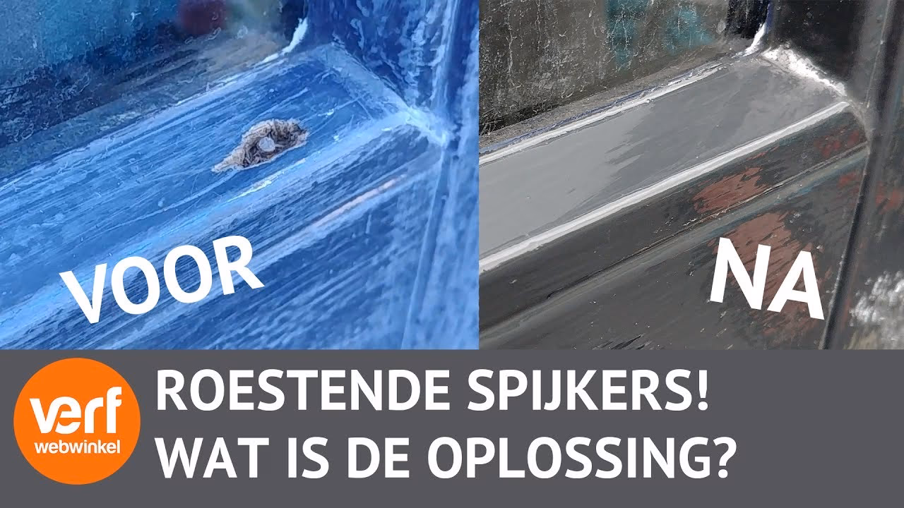 Kan ik over spijkerkoppen heen verven?