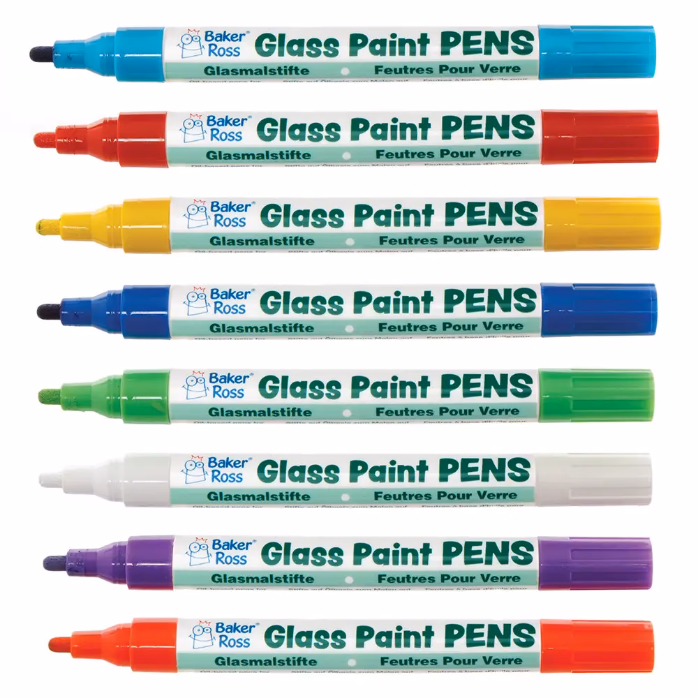 Welke stiften kun je op glas gebruiken?