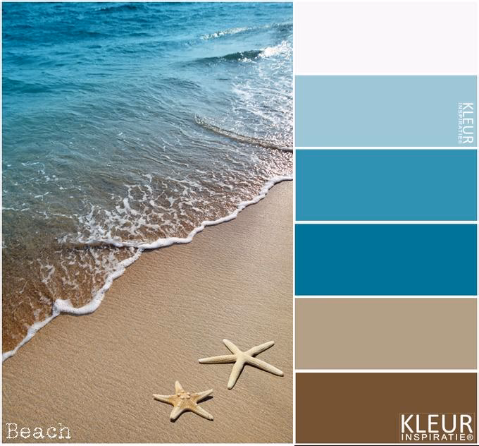 Wat zijn warme strandkleuren?