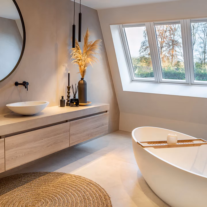 Welk stucwerk is geschikt voor in de badkamer?