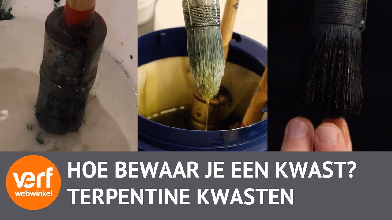 Hoe lang kan je terpentine verf bewaren?