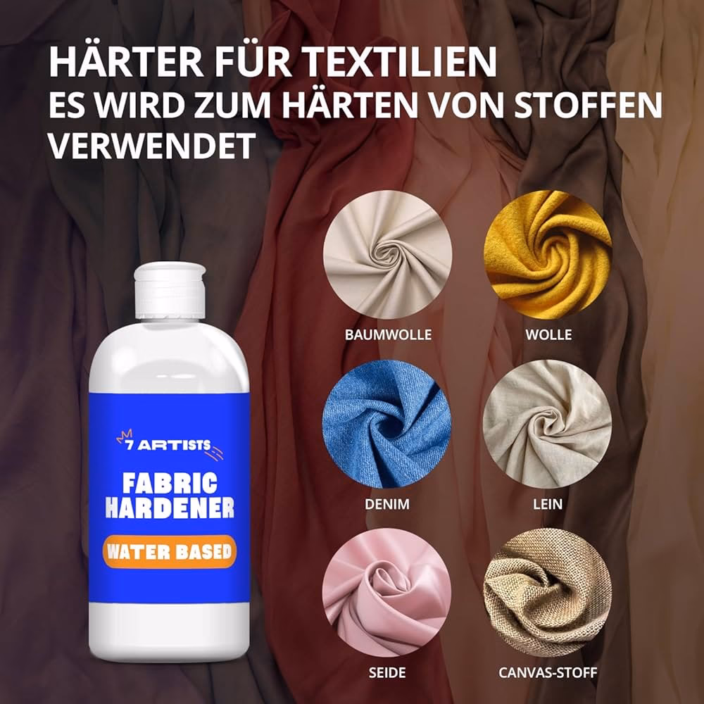 Hoe kan ik textiel verharden?