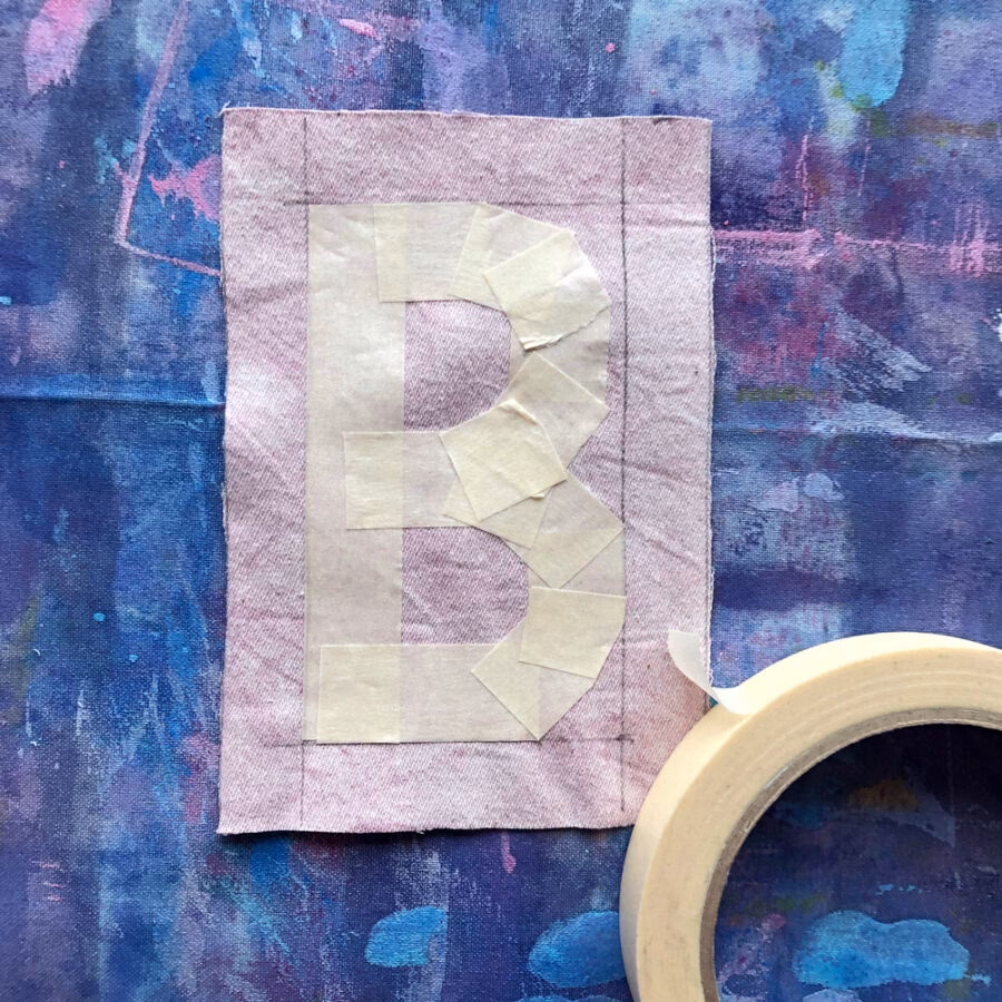 Kun je stof verven met een kwast?