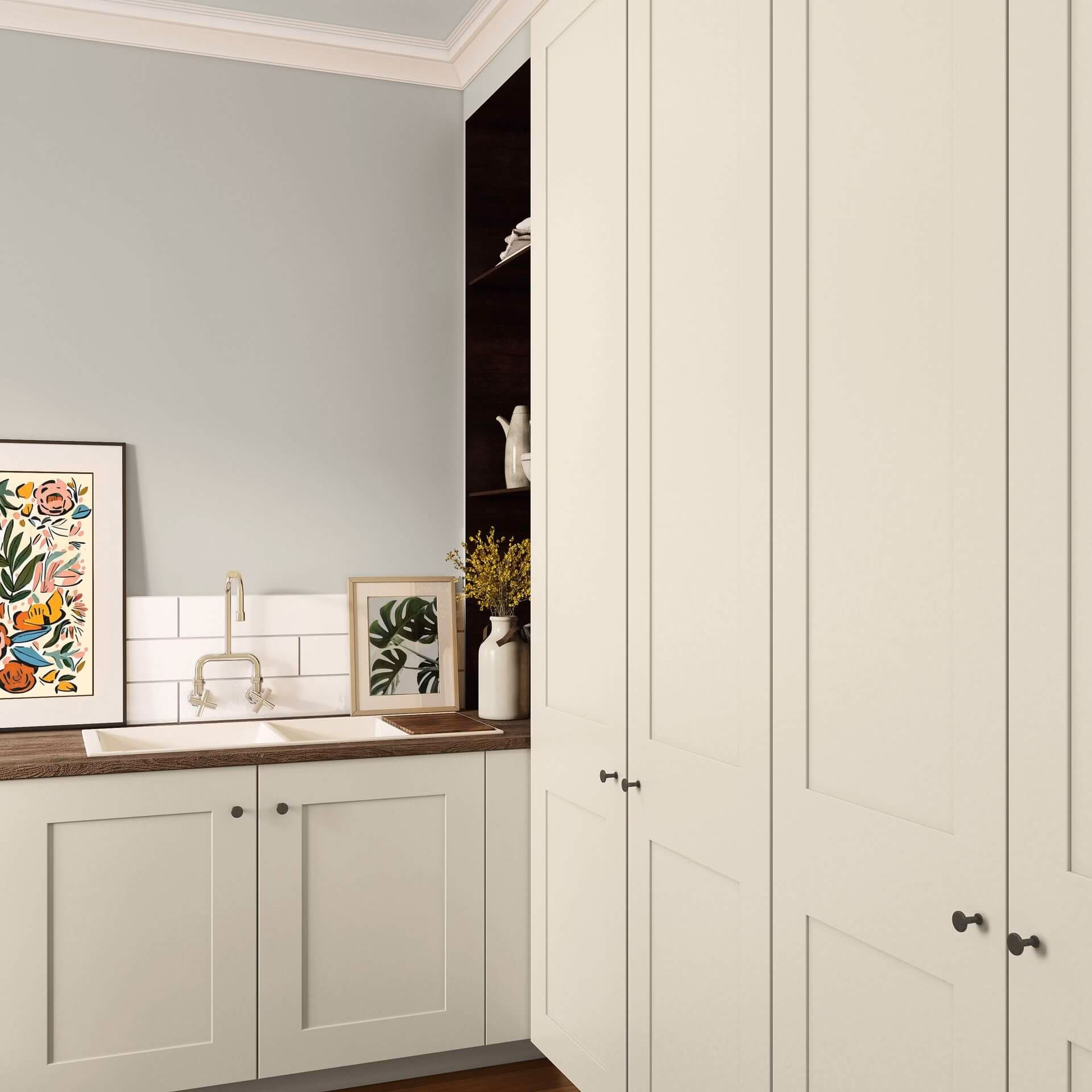 Hoe maak je vanillewitte verf?