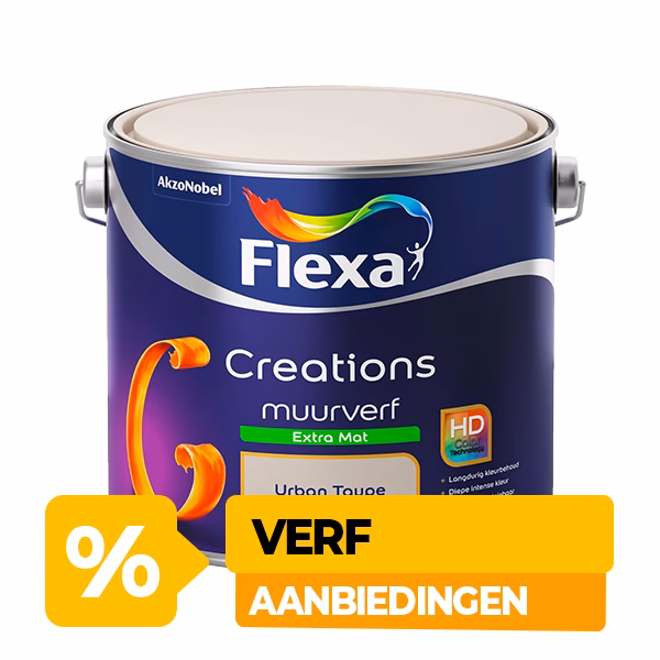 In welke maand is verf meestal in de aanbieding?