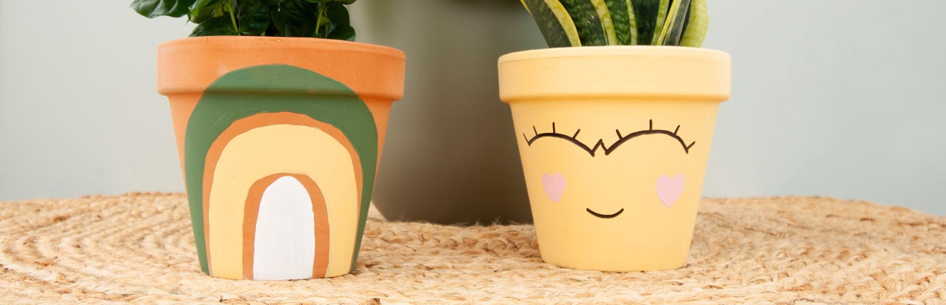 Welke verf kan voor potten gebruikt worden?