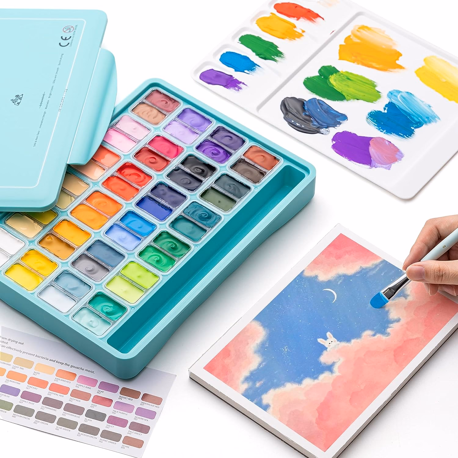 Wat is het verschil tussen verf en gouache?