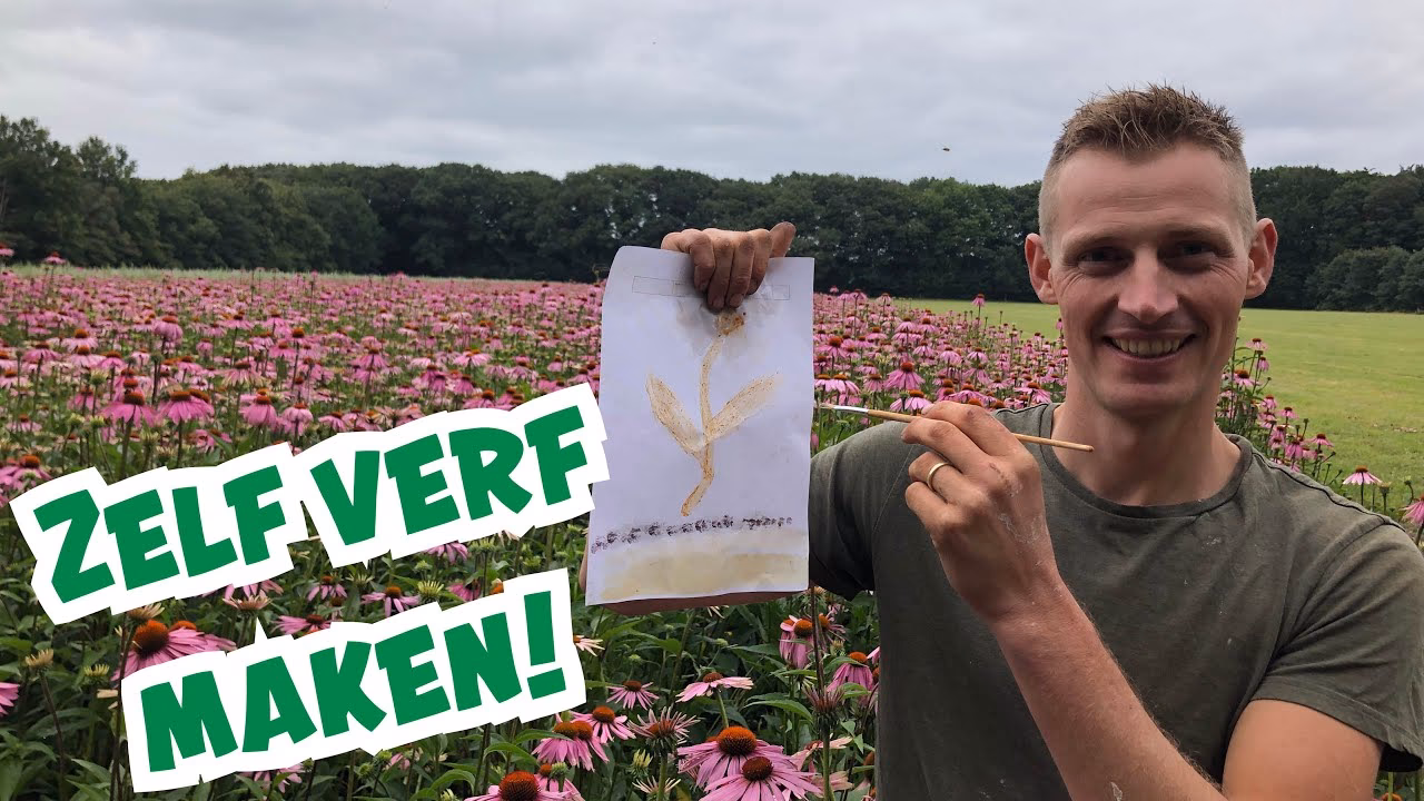 Kunnen bloemen als verf gebruikt worden?