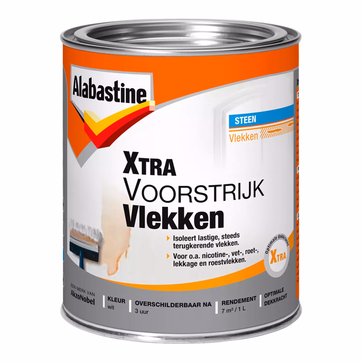 Hoe schilder ik over roetvlekken heen?