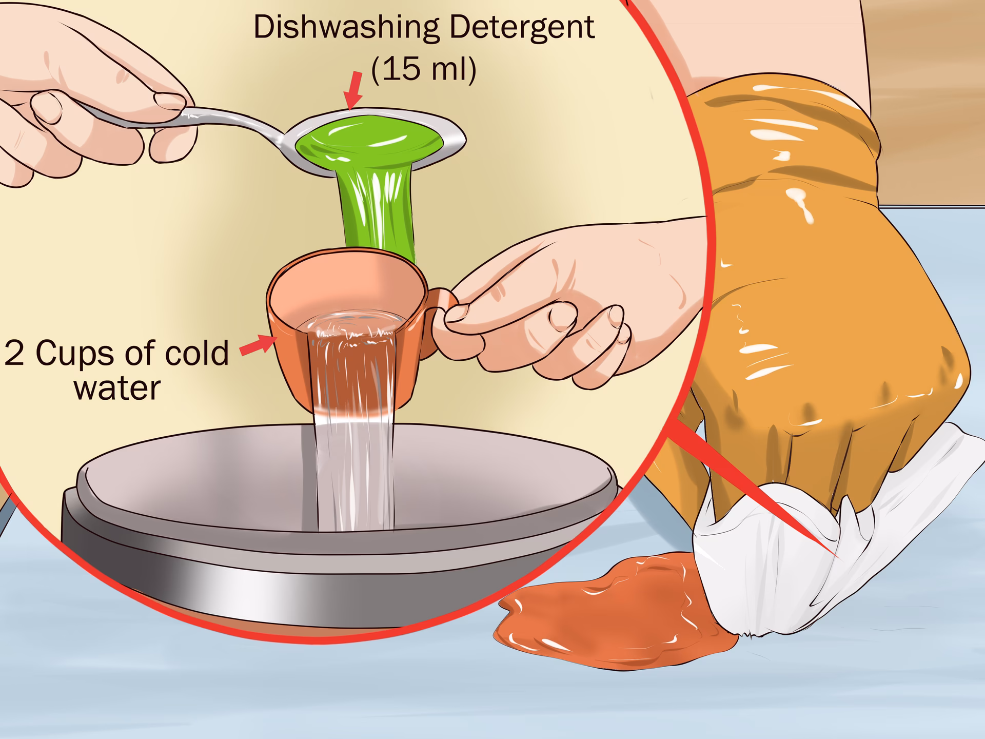 Hoe krijg je een vlek uit de vloerbedekking?