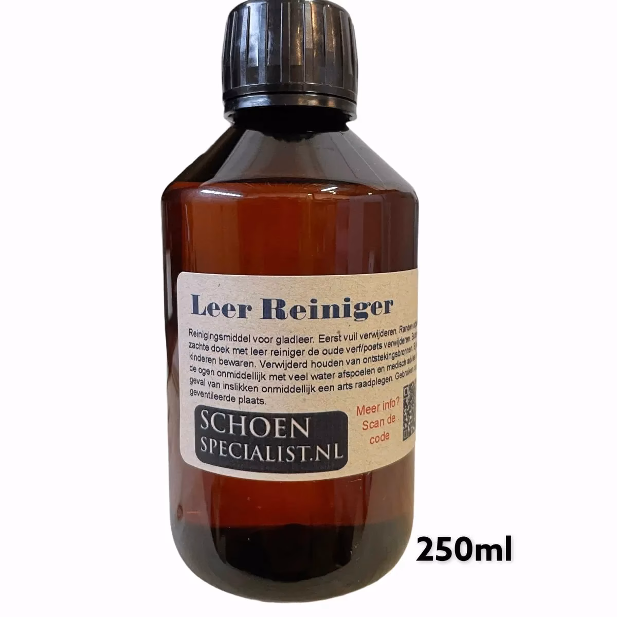 Hoe verwijder je verf van leer?