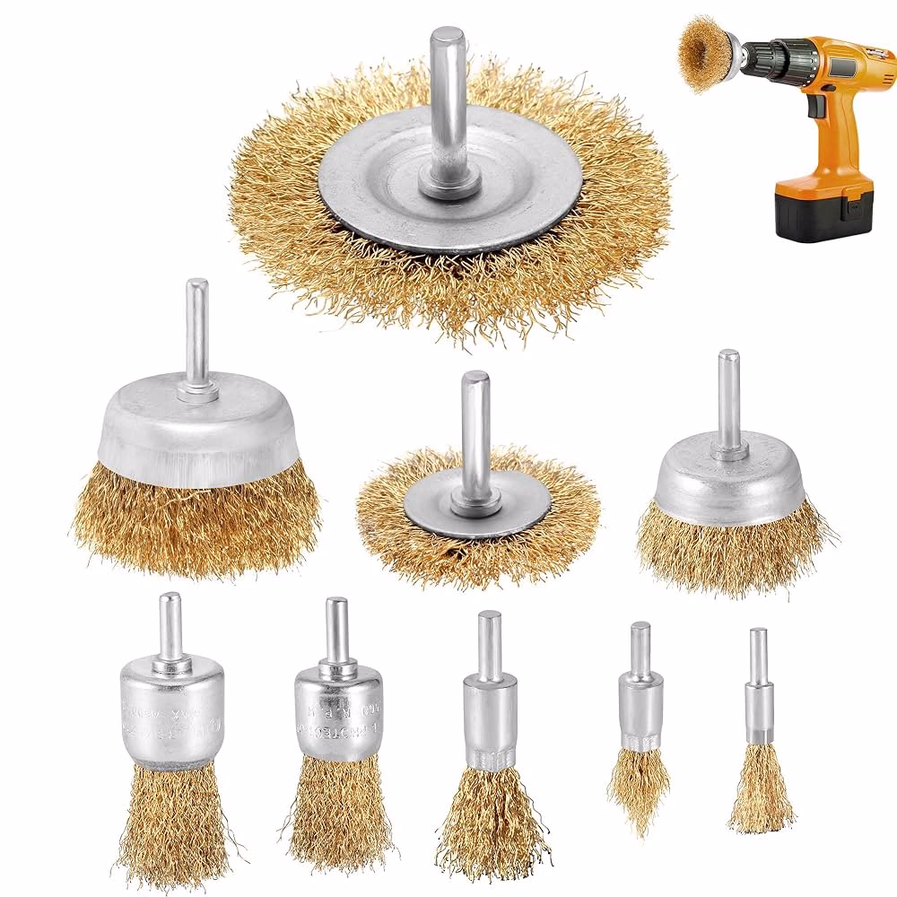 Hoe verwijder ik verf van messing?