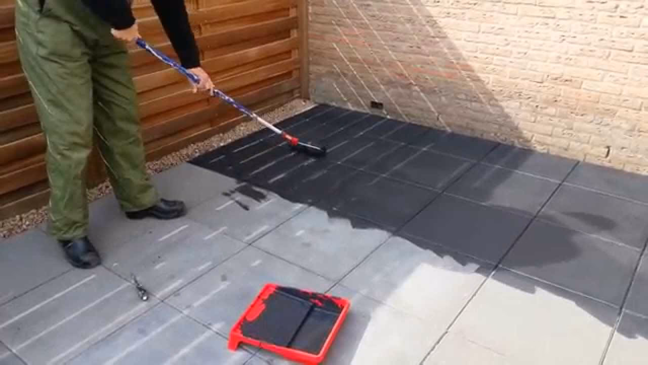 Welke verf kan ik gebruiken op terrastegels?