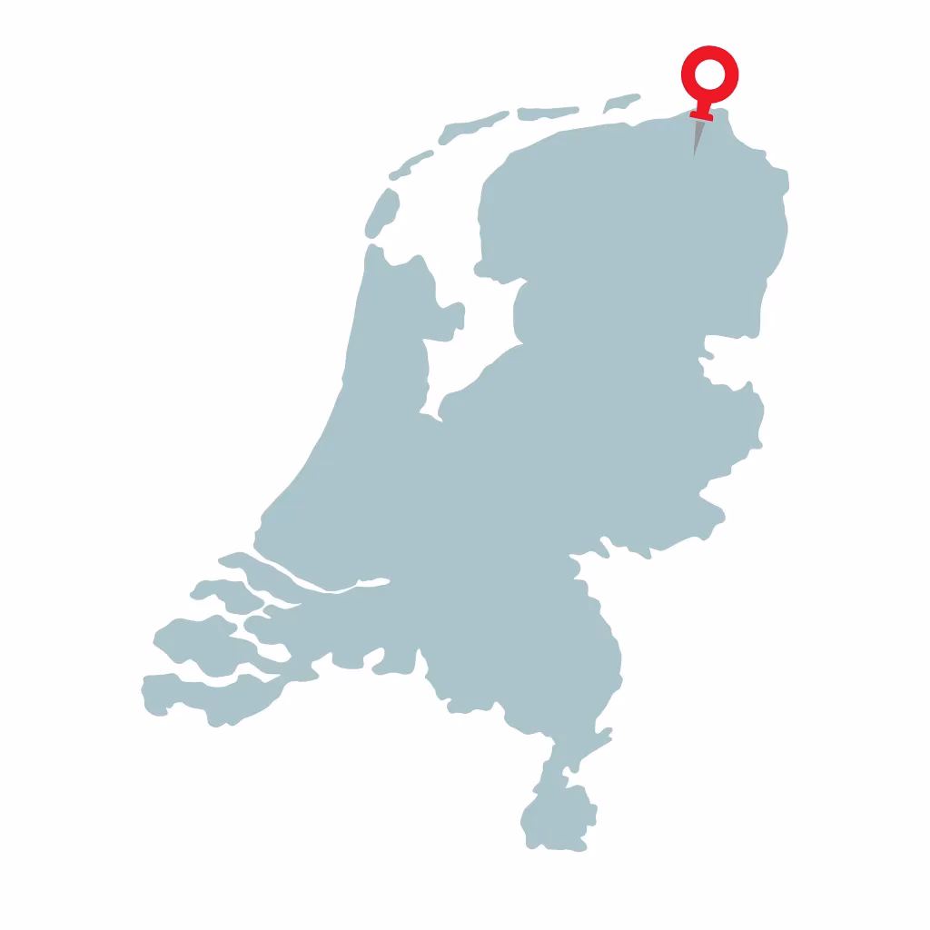 Wat zijn de kleuren van de vlag van Groningen?