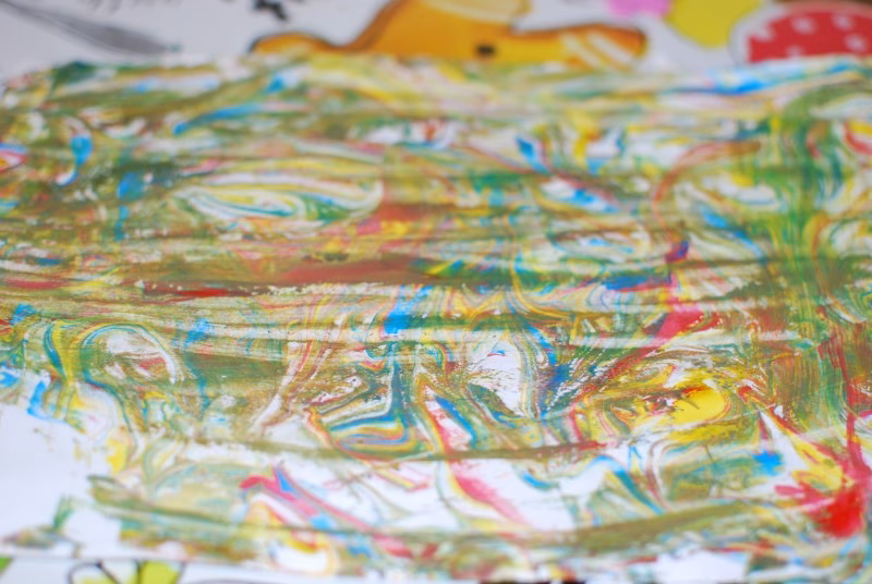 Hoe schilder je met scheerschuim?