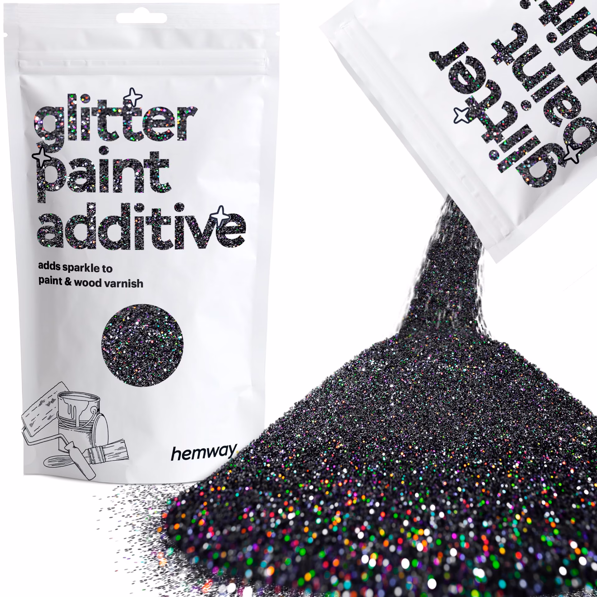Hoe zorg je dat glitters niet afgeven?