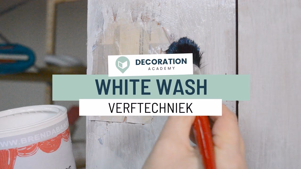 Hoe breng je een goede white wash aan?