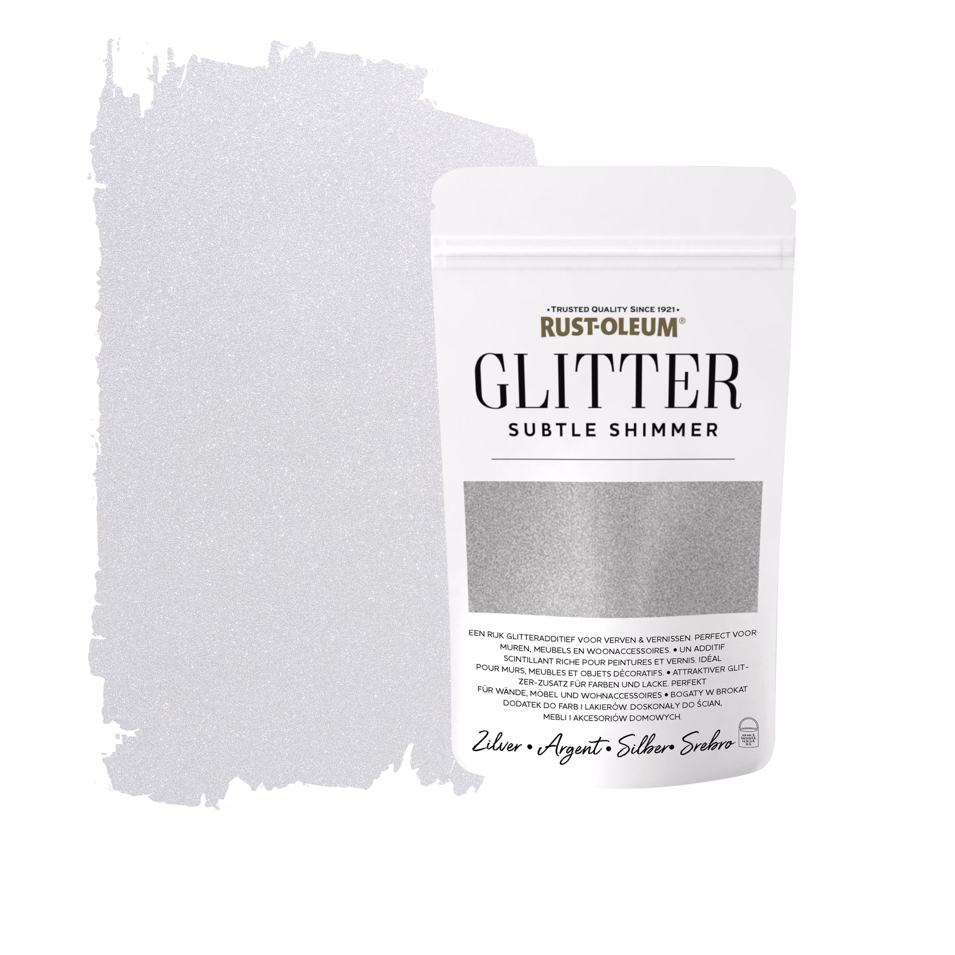 Kun je glitter toevoegen aan witte verf?