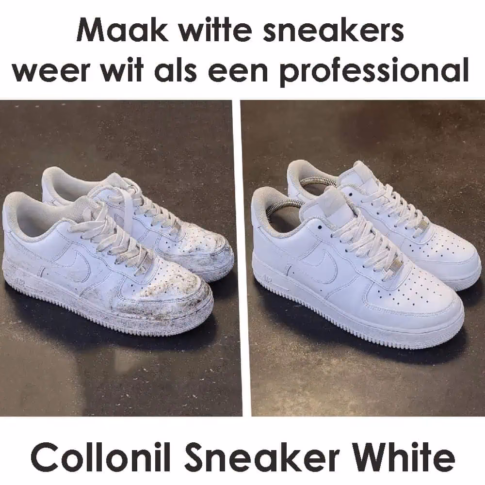 Hoe witte sneakers terug wit krijgen?