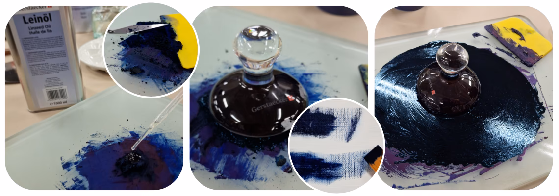 Hoe maak je olie verf?